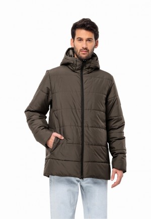 Coffee Jack Wolfskin Deutzer Long Men Jackets | 38832105