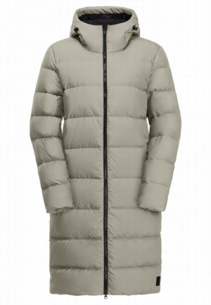 Grey Jack Wolfskin Frozen Palace Women Down Coats | 77730801