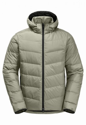 Olive Jack Wolfskin Colonius Men Down Jackets | 57894405