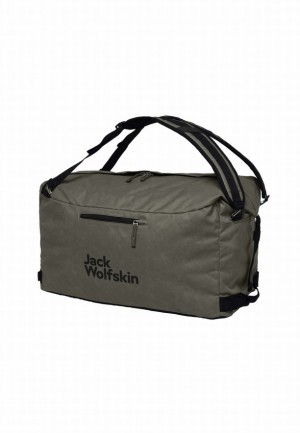 Olive Jack Wolfskin Traveltopia 65 Women Duffle Bags | 57931719
