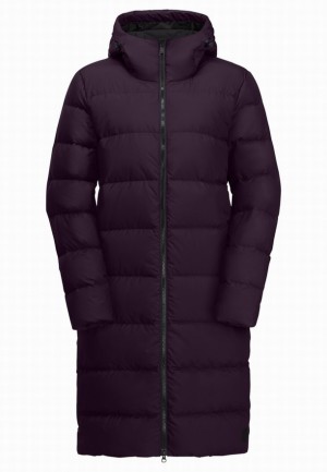 Purple Jack Wolfskin Frozen Palace Women Down Coats | 90877920