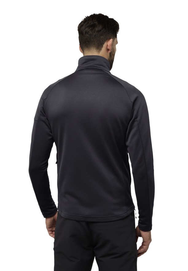 Black Jack Wolfskin Alpgrat Fz Men Fleece Jackets | 65292947