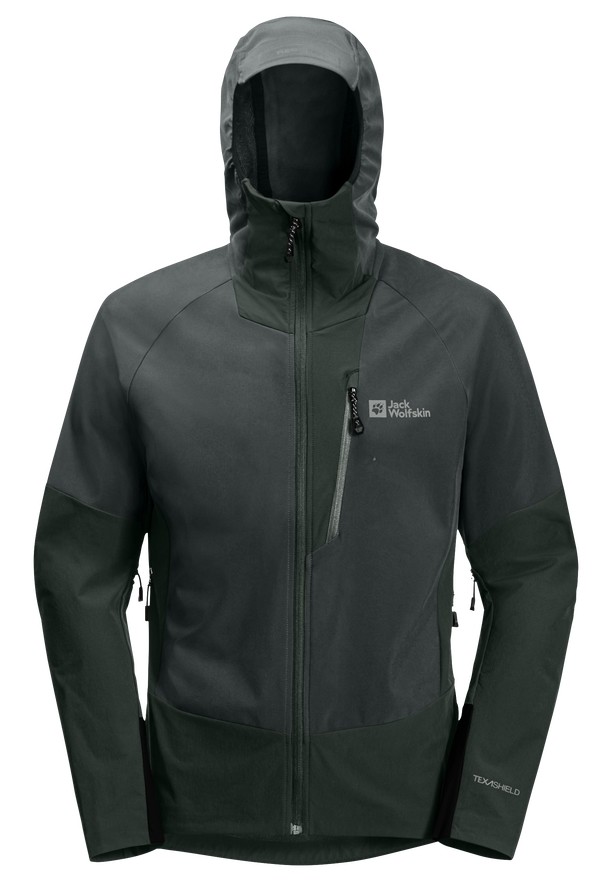 Black Jack Wolfskin Alpspitze Hoody Ski Men Jackets | 36961247
