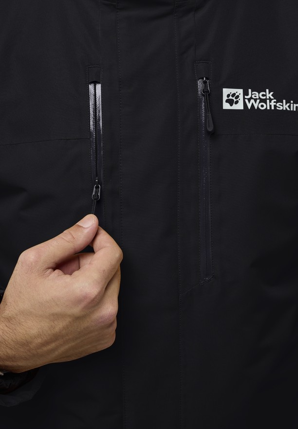 Black Jack Wolfskin Jasper 3in1 Men Jackets | 22335011