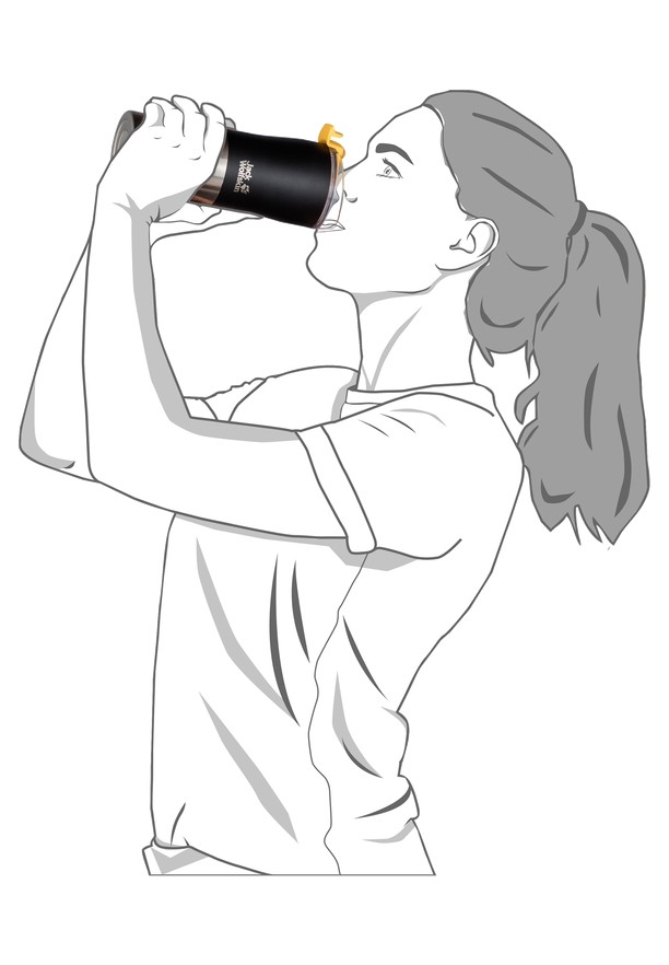 Black Jack Wolfskin Kariba 0.5 Women Water Bottles | 24617692