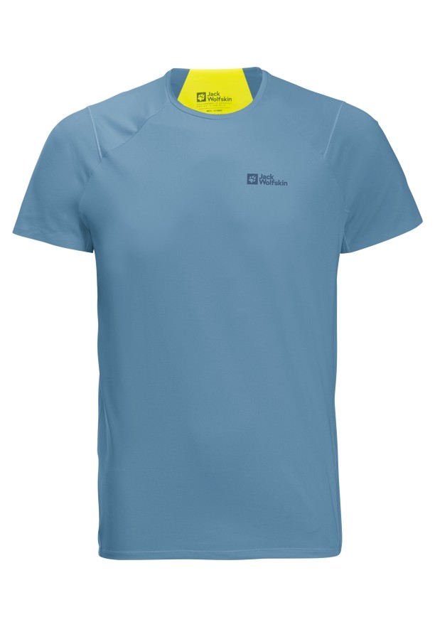 Blue Jack Wolfskin Prelight Chill Men T Shirts | 30919252