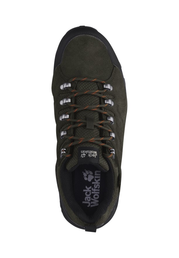 Brown Jack Wolfskin Refugio Texapore Low Men Hiking Shoes | 65853643