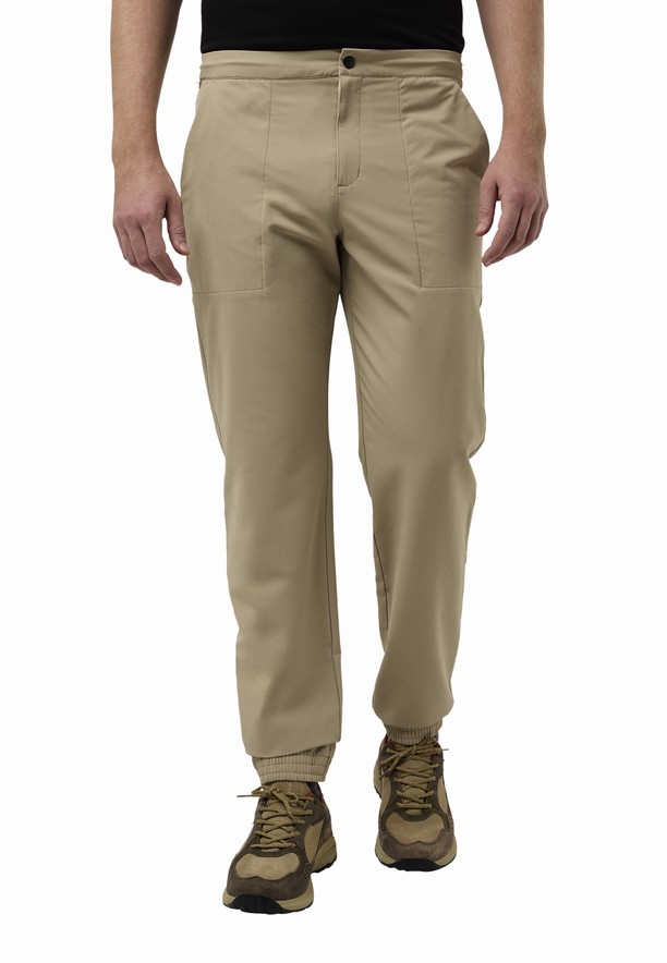Khaki Jack Wolfskin Newport Men Pants | 42665424
