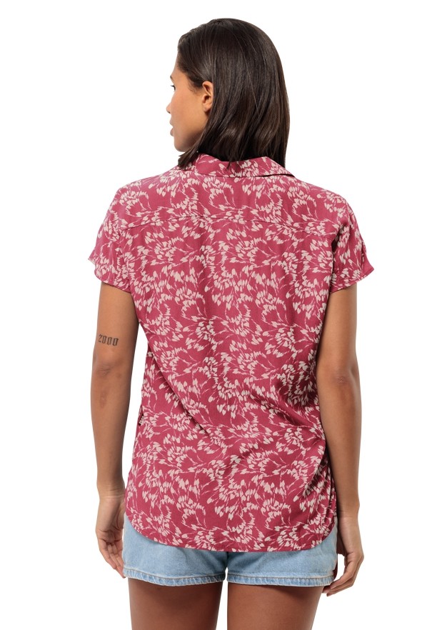Red Jack Wolfskin Sommerwiese Women Shirts | 70592506