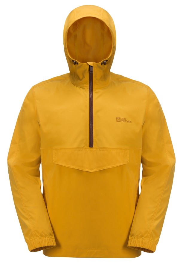 Yellow Jack Wolfskin Desert Wind Overhead Men Jackets | 34356827