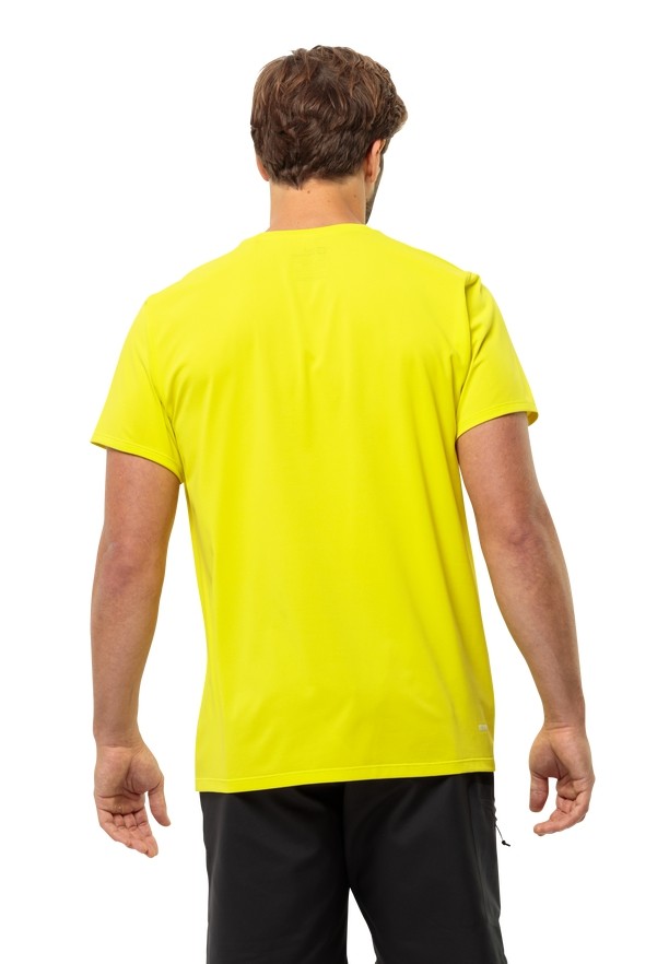 Yellow Jack Wolfskin Prelightrail Men T Shirts | 91256042